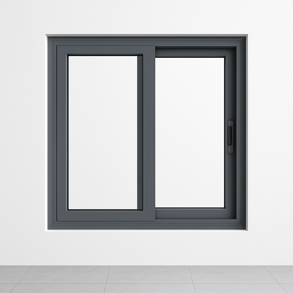 Cửa sổ mở lùa - 2 cánh - Hệ A72