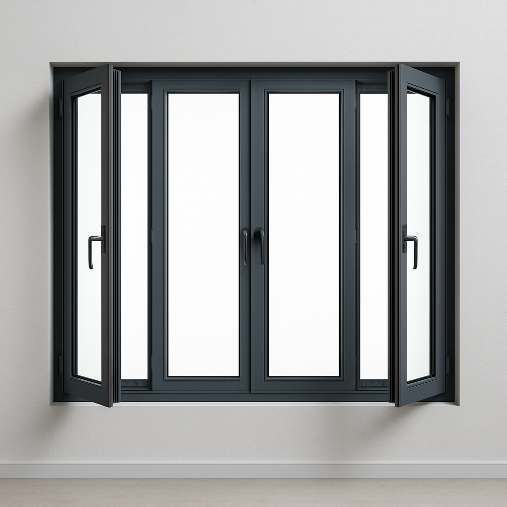 Cửa sổ mở quay - 4 cánh - Hệ A65