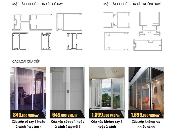 Cửa lưới chống muỗi Bình Dương kiểu xếp trượt