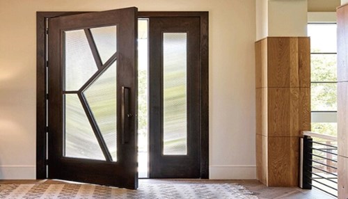 Về kích thước 2 cánh của cửa đi khi một cánh to, một cánh nhỏ