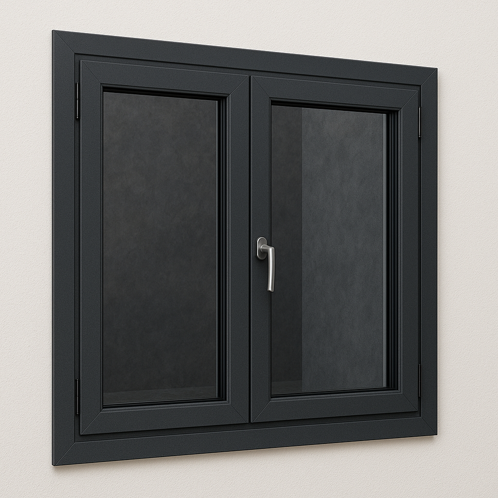 Cửa sổ mở quay -  2 cánh - Hệ R65 PLUS