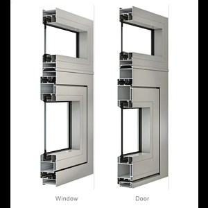 Vách mặt dựng hệ 65 | Mặt cắt nhôm xingfa hệ 65 giấu đố