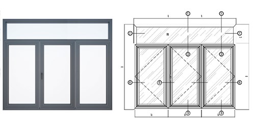 HIVIDOOR - Đơn vị thi công lắp đặt cửa sổ nhôm Xingfa 3 cánh cực uy tín