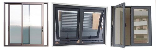 Một số loại cửa sổ nhôm Xingfa 2 cánh