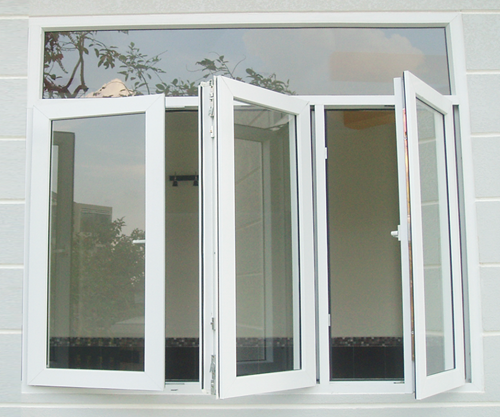 Mẫu cửa sổ 3 cánh Xingfa màu trắng sữa sang trọng
