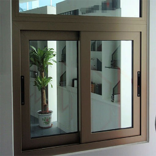 Cửa sổ Xingfa mở trượt nâu trầm