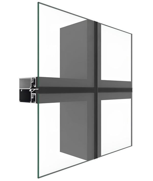 Vách mặt dựng hệ 65 | Mặt cắt nhôm xingfa hệ 65 giấu đố