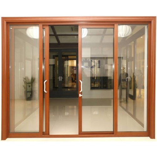 Cửa nhôm Xingfa vân gỗ được cấu tạo từ khung profile nhôm rất chắc chắn