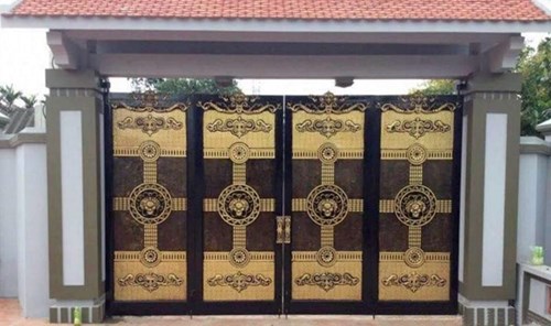 Cổng nhôm đúc 4 cánh mang đến không gian mở cho căn nhà của bạn