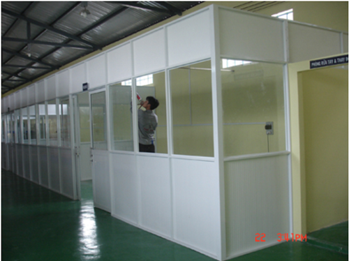 Những ưu điểm của vách ngăn nhôm kính